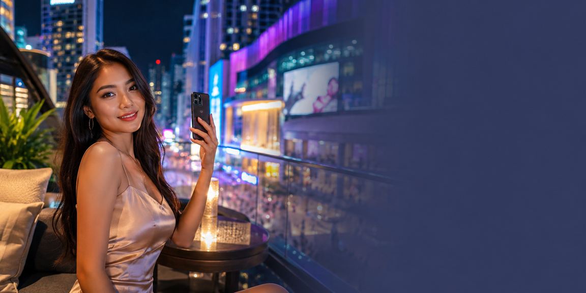 Pengguna log masuk ke aplikasi kasino 13200 di Kuala Lumpur menggunakan telefon pintar